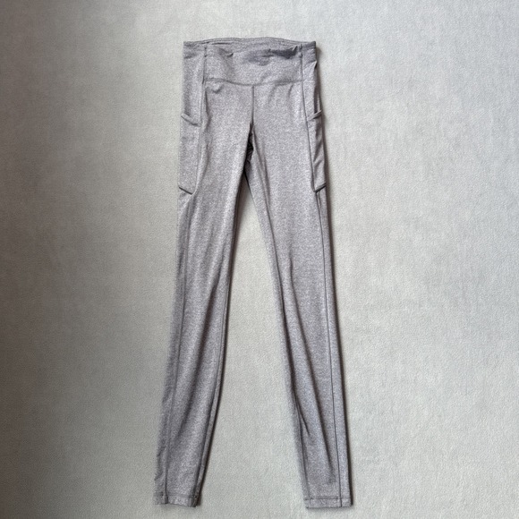 lululemon athletica Pants - Lululemon In Movement Tight Everlux Tall 4 Gray Full Length Side‎ Pockets